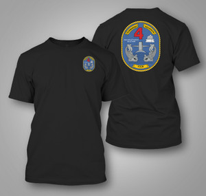 Submarine Squadron 4 (SUBRON 4) U.S. Navy USN Submariner Black T-Shirt