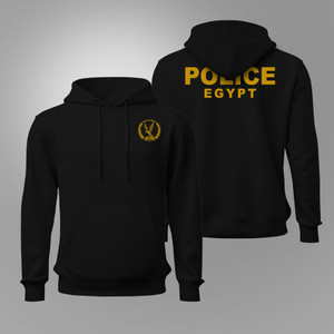 New Rare Egyptian Egypt Police Black Hoodie New Rare Egyptian Egypt Police Black Hoodie