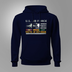 USA Flag U.S Air Force Vietnam Veteran USAF Veteran Black Hoodie USA Flag U.S Air Force Vietnam Veteran USAF Veteran Black Hoodie