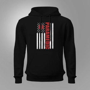 Paramedic EMS Black Hoodie