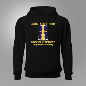 US ARMY 321 CIVIL AFFAIRS BRIGADE Black Hoodie