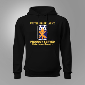 US ARMY 351ST CIVIL AFFAIRS COMMAND Black Hoodie US ARMY 351ST CIVIL AFFAIRS COMMAND Black Hoodie