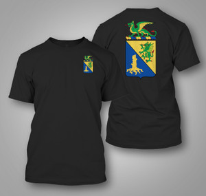 U.S. Army Chemical Corps Branch COA Black T-Shirt U.S. Army Chemical Corps Branch COA Black T-Shirt