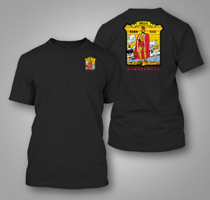 USS Kamehameha (SSBN-642) Ballistic Missile Submarine Black T-Shirt USS Kamehameha (SSBN-642) Ballistic Missile Submarine Black T-Shirt