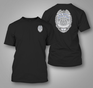 US Navy Master at Arms Rating Badge Black T-Shirt US Navy Master at Arms Rating Badge Black T-Shirt