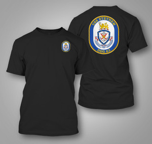 USS Stethem DDG-63 U.S. Navy Destroyer Black T-Shirt USS Stethem DDG-63 U.S. Navy Destroyer Black T-Shirt