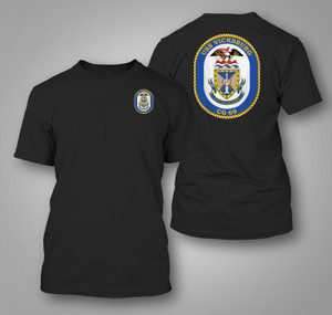 USS Vicksburg CG-69 U.S. Navy Cruiser Ship's Black T-Shirt USS Vicksburg CG-69 U.S. Navy Cruiser Ship's Black T-Shirt