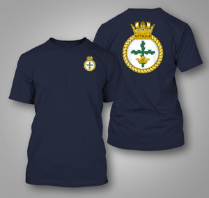 HMS Nottingham British Royal Navy Destroyer Black T-Shirt HMS Nottingham British Royal Navy Destroyer Black T-Shirt