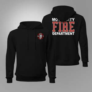 Motor City Fire Department Black Hoodie