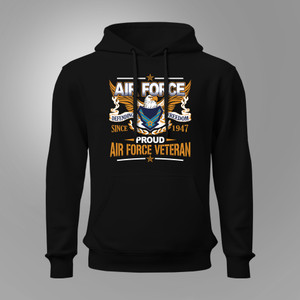 Air Force Veteran Black Hoodie Air Force Veteran Black Hoodie