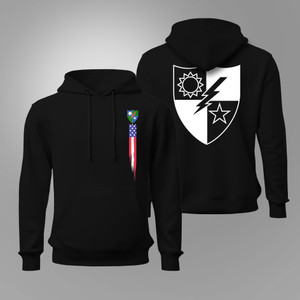 US Army 75th Ranger Regiment Black Hoodie US Army 75th Ranger Regiment Black Hoodie
