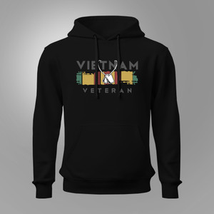 Vietnam Veteran 2.0 Black Hoodie Vietnam Veteran 2.0 Black Hoodie