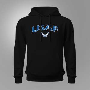 USAF Air Force Black Hoodie USAF Air Force Black Hoodie