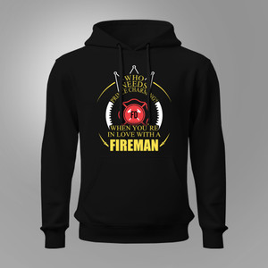 Firefighter Who needs prince charming when you're in love with a firefighter Black Hoodie