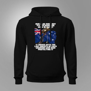 Military Humor ANZAC Warriors Black Hoodie Military Humor ANZAC Warriors Black Hoodie