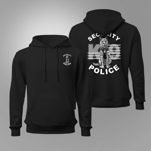 NEW Security Police K9 Black Hoodie