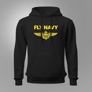 FLY NAVY Naval Aviator Black Hoodie FLY NAVY Naval Aviator Black Hoodie