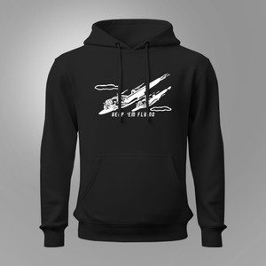 Aircraft Ground Crew Mechanic Retro USA Military Air Force 1940s 1950s Black Hoodie