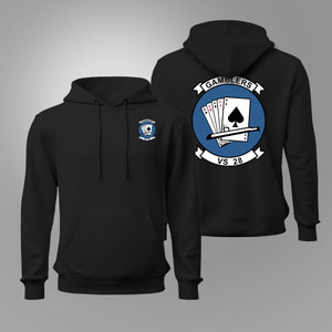VS-28 Gamblers Navy Sea Control Squadron flying the S-3 Viking Black Hoodie