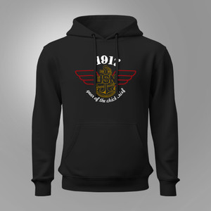 1917 Year of the Chick Chief USN Black Hoodie
