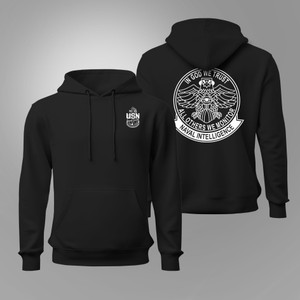 US Navy Intelligence Specialists Chief Black Hoodie