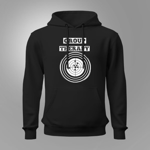 Group Therapy Shooting Target Black Hoodie