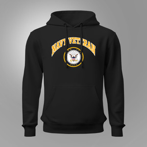 US Navy Veteran NWU Black Hoodie US Navy Veteran NWU Black Hoodie