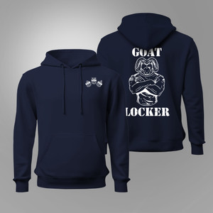 Navy Pride Triple Anchor US Navy Chief Petty Officer GOAT Locker Black Hoodie
