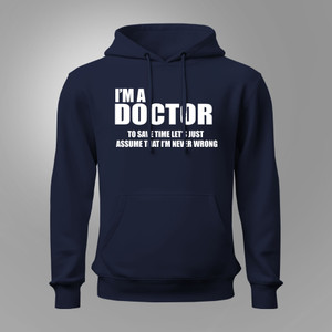 I am a Doctor Black Hoodie