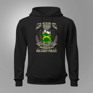 Military Police It Can Not Be Inherited Or Purchased Black Hoodie