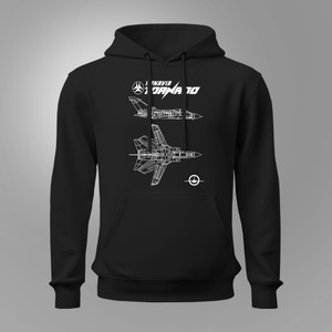 Panavia Tornado European Combat Aircraft Black Hoodie