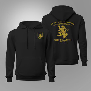 Gold Squadron US Army Special Force Lion Gold NSWDG Devgru Seal Team Six  Black Hoodie