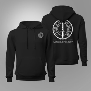 NEW CIA SAD Special Activities Division SOG Latebra Factum Black Hoodie
