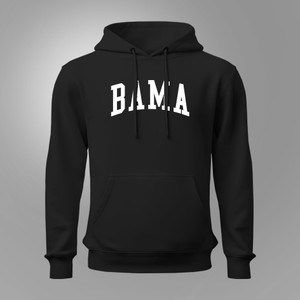 Bama Alabama College Black Hoodie