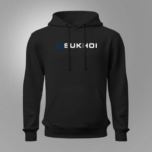 Sukhoi Russian Aircraft Aerospace Black Hoodie