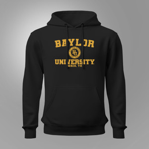Baylor University Adult Black Hoodie