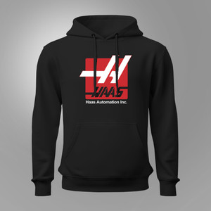 HAAS Automation Machine Racing Car Black Hoodie HAAS Automation Machine Racing Car Black Hoodie