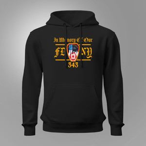 Never Forget 9 11 FDNY New York Sport Grey Hoodie