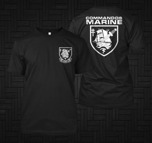French Navy Special Operation Forces Counter Terrorist Commandos Marine Black Shirt French Navy Special Operation Forces Counter Terrorist Commandos Marine Black Shirt