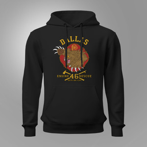 Dallas Fire Rescue Station 46 Black Hoodie