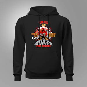 Dallas Fire Rescue Station 49 Black Hoodie