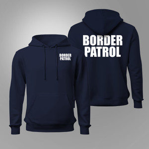BORDER PATROL US Immigration Enforcement Black Hoodie BORDER PATROL US Immigration Enforcement Black Hoodie