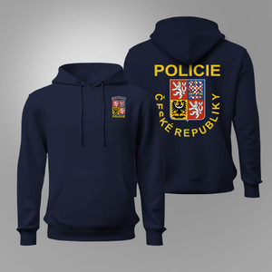 New Czech Republic Police Policie Logo Navy Hoodie New Czech Republic Police Policie Logo Navy Hoodie