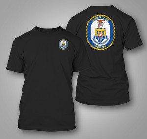 USS Nitze DDG-94 U.S. Navy Destroyer Navy T-Shirt USS Nitze DDG-94 U.S. Navy Destroyer Navy T-Shirt