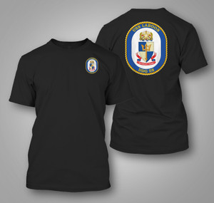 USS Laboon DDG-58 - U.S. Navy Destroyer Black T-Shirt USS Laboon DDG-58 - U.S. Navy Destroyer Black T-Shirt