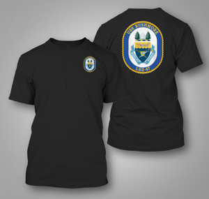 USS Rushmore LSD-47 - U.S. Navy Dock Landing Ship Black T-Shirt USS Rushmore LSD-47 - U.S. Navy Dock Landing Ship Black T-Shirt