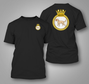 HMS Astute - British Royal Navy Submarine Black T-Shirt HMS Astute - British Royal Navy Submarine Black T-Shirt