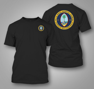 Naval Hospital Guam - U.S. Navy Hospital Black T-Shirt Naval Hospital Guam - U.S. Navy Hospital Black T-Shirt