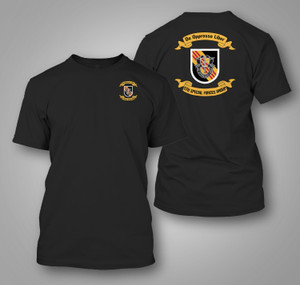 U.S. Army Special 5th Special Forces Group (5th SFG)(A) Green Berets Black T-Shirt U.S. Army Special 5th Special Forces Group (5th SFG)(A) Green Berets Black T-Shirt