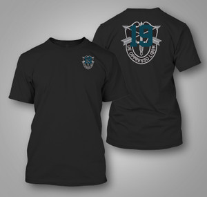 US Army 19th Special Forces Group (19th SFG) Black T-Shirt US Army 19th Special Forces Group (19th SFG) Black T-Shirt